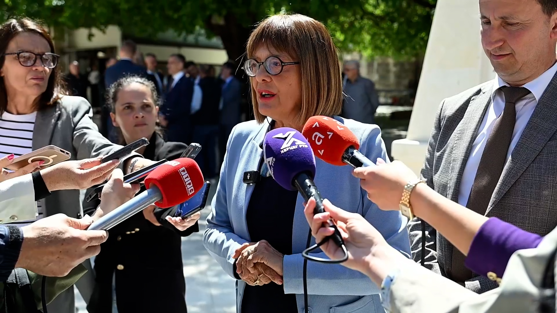 BiH, Republika Srpska, Trebinje, Maja Gojkovic predsednik Pokrajinske vlade, ova cesma je simbol povezanosti i saradnje naseg naroda bez obzira na to gde zivi